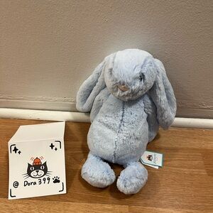 Jellycat Authentic Bashful Blue Bunny – Medium